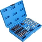 Kit riparazione filetto candela incandescenza auto 33 pezzi m8 m10 m12