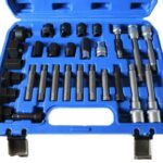 Kit chiavi 30 pezzi per smontaggio puleggia e alternatore motore auto