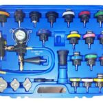 Kit controllo test pressione radiatori tester auto 28 pezzi