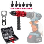 Kit conversione da trapano a rivettatrice inserti rivetti filettati m3-m10