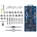 Kit filiera 40 pz filettatura maschi e femmine filiere in valigia