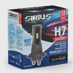 Kit lampade led h7 o h4  sirius xl short auto moto anabagliante abbagliante 6000k