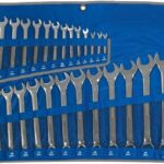 Kit set 25 chiavi forchetta a stella combinate in acciaio fisse poligono inglesi