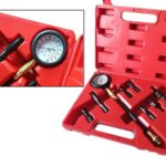 Kit tester pressione compressione per motore benzina auto moto manometro 300psi