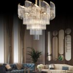 Lampadario moderno a sospensione regolabile e14v702-800