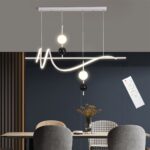 Lampadario a led con luci incorporato（v619)