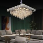 Lampadario da soffio cristallo e14v705