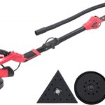 Levigatrice giraffa orbitale per pareti muro cartongesso  750w 225mm telescopio doppio pad per molatura aspirazione lunghezza: 135-180 cm