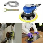 Levigatrice orbitale pneumatica per compressore aria 6" 150mm aspira polvere