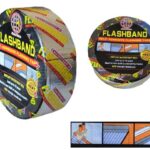 Nastro adesivo flashband catarifrangente riflettente tetto camino edile 10mt