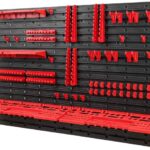 Parete forata per attrezzi, 1152 x 780 mm, con sistema di stoccaggi