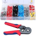 Pinza crimpatrice per terminali awg23-7 0.25-10 mm + 500 pz terminali