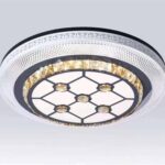 Plafoniera led da 96w 50cm design elegante, lampada a parete 2021c