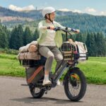 Set Cargo per Engwe LE20: Telaio Posteriore Grande + Cestino Anteriore per Trasporto - immagine 2