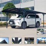 Carport Tettoia per Automobili in Alluminio CP8 - cm 576X300cm - ITALFROMGIARD202
