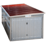 Box Garage Deposito Prefabbricato Coibentato in Acciaio Zincato 900x300 cm - immagine 2