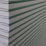 5 pannelli isolamento 1200/1000/42,5 mm. - cartongesso 12,5 mm. Hydra per ambienti umidi accoppiato a EPS200 alta densità 30 mm.