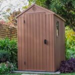 CASETTA RIPOSTIGLIO DAR MARRONE IN RESINA 125,8x184,5x205,1H cm