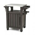 TAVOLINO PER BBQ IN RESINA CM. 70x54x90h