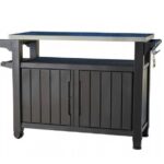 TAVOLINO PER BBQ IN RESINA  CM. 123,70x54x90h