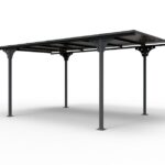 Carport/Tettoia in Alluminio e Policarbonato  - cm 500 X 294cm