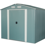 Box Casetta Casette Rimessa Ripostiglio per Giardino Lamiera Zincata cm 174 X 236 X 201 H