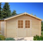 Casetta da Giardino in Legno d' Abete Nordico(34mm) - cm 400X400cm - Pavimento Escluso - ITALFROM04