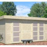 Casetta da Giardino in Legno d' Abete Nordico(28mm) - cm445x295cm -Pavimento Escluso- Italfrom16