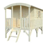 Casetta da Giardino per Bambini in Legno d' Abete Nordico(16mm) - 331X180cm - Pavimento Incluso - ITALFROMBABY09