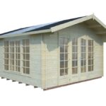 Casetta da Giardino in Legno d' Abete Nordico(34mm) - 380X380cm