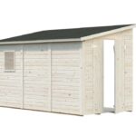 Casetta da Giardino in Legno d' Abete Nordico(16mm) - 332x165cm
