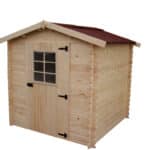 Casetta da Giardino Alpina 2020 in Legno Massello non Trattato - cm 195X195cm - ITALFROM 430