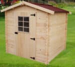 Casetta da Giardino Alpina 2020 in Legno Massello non Trattato - cm 195X195cm - ITALFROM 430 - immagine 3