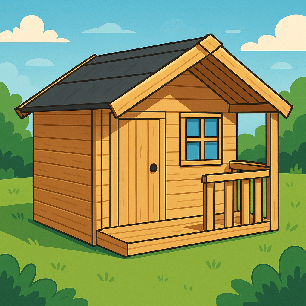 Casetta in legno bambini