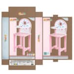 Seggiolone Woomax 25 x 55 x 20 cm Bambole Bianco Rosa 2 Unità - immagine 8