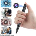 Telecamera Penna 1080P HD con Registrazione Audio e Video – Mini Videocamera Portatile OTG con Rilevamento del Movimento - immagine 5
