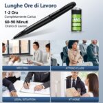 Telecamera Penna 1080P HD con Registrazione Audio e Video – Mini Videocamera Portatile OTG con Rilevamento del Movimento - immagine 8