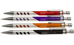 Portamine 0,5 mm in metallo a scatto - conf. 20 pz