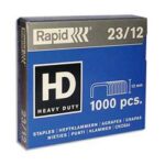 PUNTI RAP. 23/12 PER CUCITRICE ALTI SPESSORI CONF. 1000 PUNTI