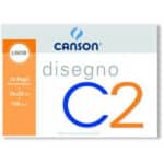 CANSON BLOCCO X / C2 120GR LISCIO 20 FOGLI 24X33