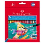 PASTELLI  FABER CASTELL- ACQUERELLABILI A 24 COLORI