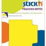 INDICIZZATORI NOTES PAGINE ADESIVI  STICK'N  - mm 70X70 - 50 FOGLI - COLORE NEON - GIALLO