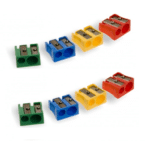 TEMPERAMATITE A DUE FORI IN PLASTICA CONF. 36 PEZZI - ULTIMO DISPONIBILE