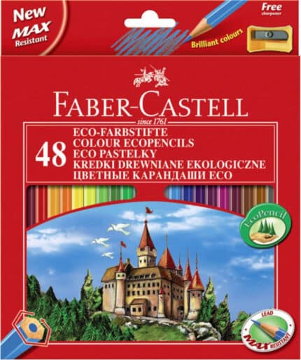 ASTUCCIO 48 MATITE COLORATE PASTELLI FABER CASTELL