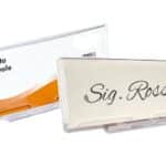 SEGNAPOSTO TARGHETTA PIEGHEVOLE LARGE 200X80mm