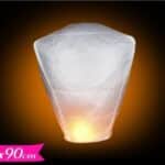 LANTERNA VOLANTE BIANCA H 90 CM CONF. 6 PZ