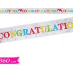 FESTONE CONGRATULATION COLORATO MIS. 13X350 CM
