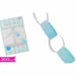 FESTONE AD ANELLI AZZURRO  LUNGHEZZA 2MT