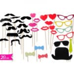 MASCHERINE PROPS FESTE 32 PEZZI