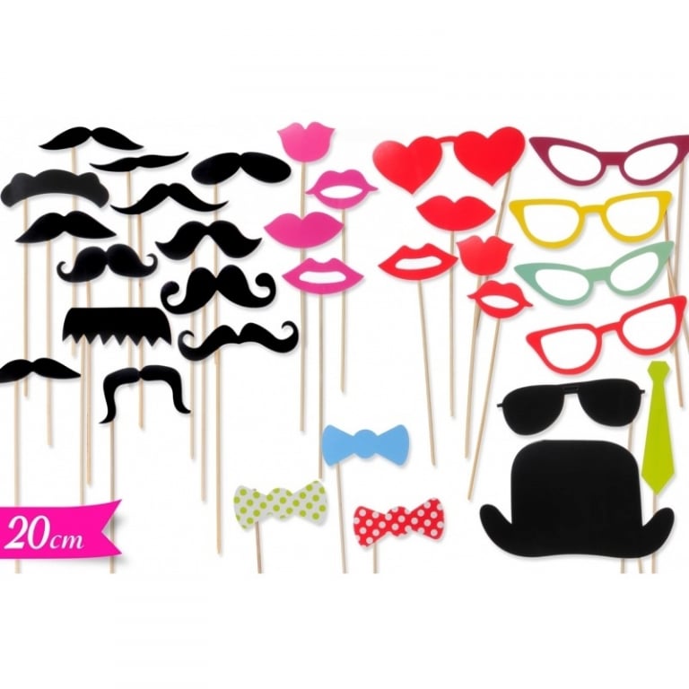 zoom_13754-0-59d7b5e4.jpg MASCHERINE PROPS FESTE 32 PEZZI - immagine 1